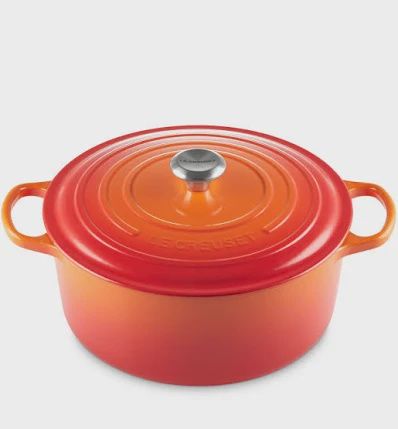 9 qt.  Signature dutch oven (flame)