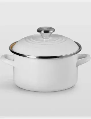 3.8 qt Traditional Stock Pot - White