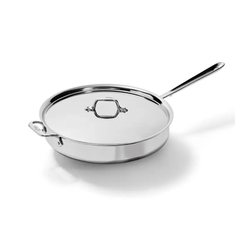 D3 SS 6 qt. Saute Pan w/ Lid