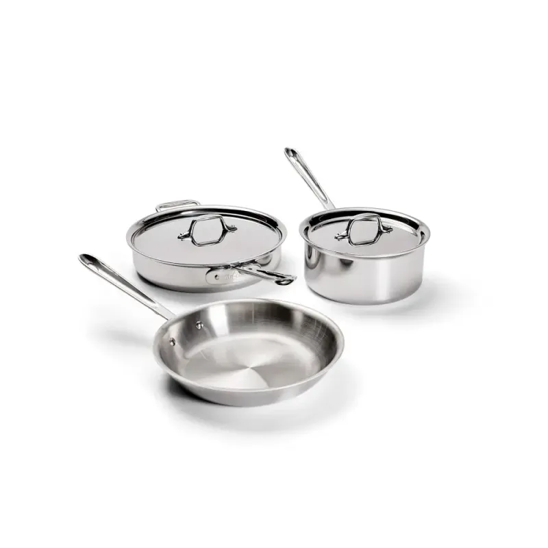 D3 Stainless 5-Piece Set
