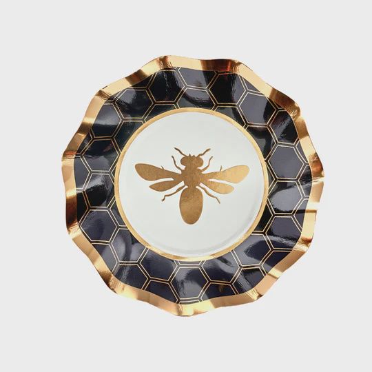 Wavy Appetizer/Dessert bowl- Honeybee