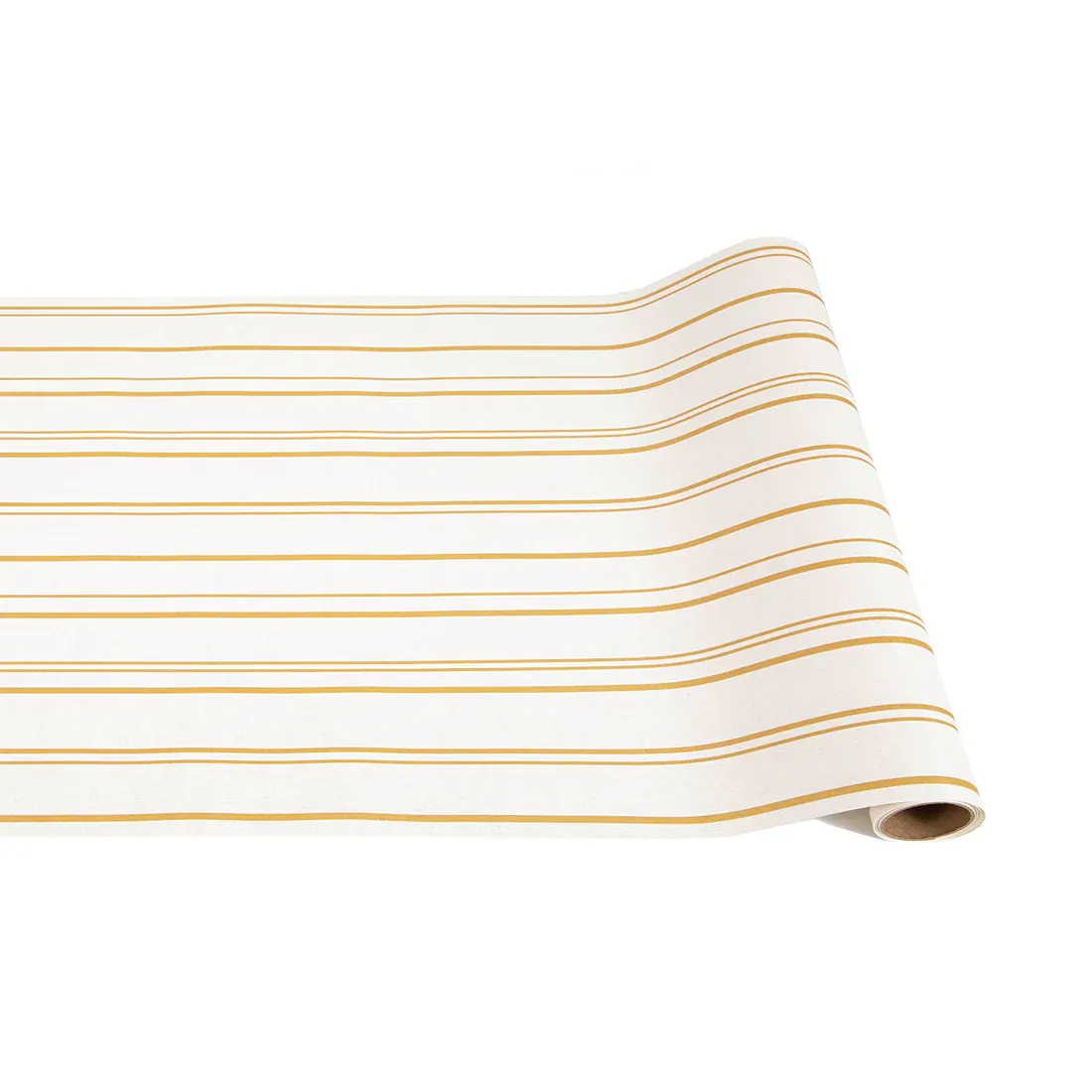 Antique Gold Stripe Table Runner