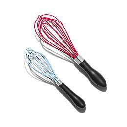 2-Piece Silicone Whisk Set