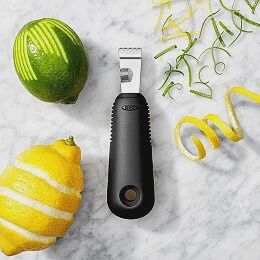 citrus zester with channel knife
