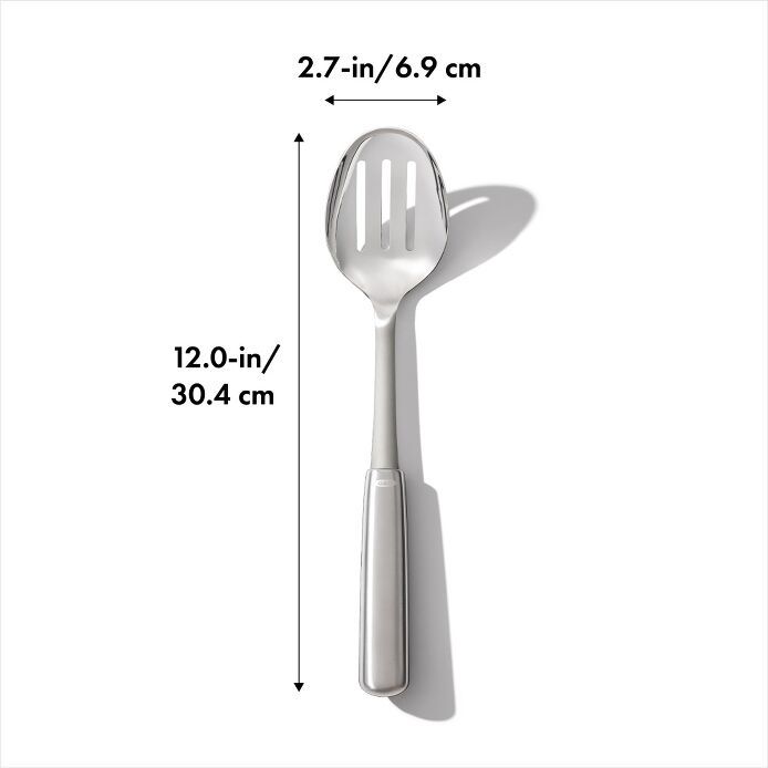 Steel Slotted Cooking Spoon