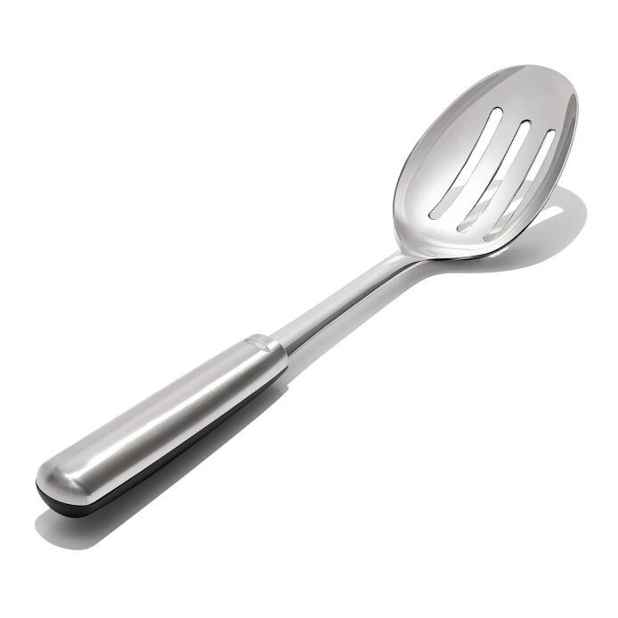 Steel Slotted Cooking Spoon