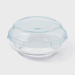 9" Glass Pie Plate with Lid