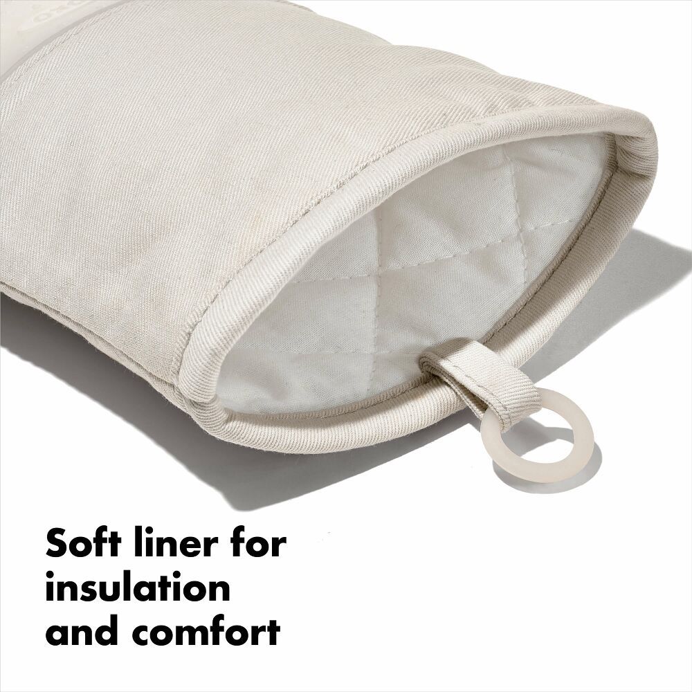 Silicone Oven Mitt - Oat