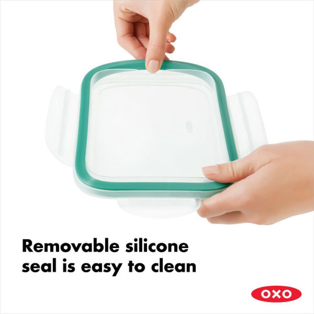8-Piece Smart Seal Glass Round Container Set
