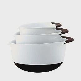 3 Piece Mixing Bowl Set - White