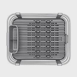 aluminum frame dish rack