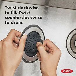 2-in-1 Sink Strainer &amp; Stopper