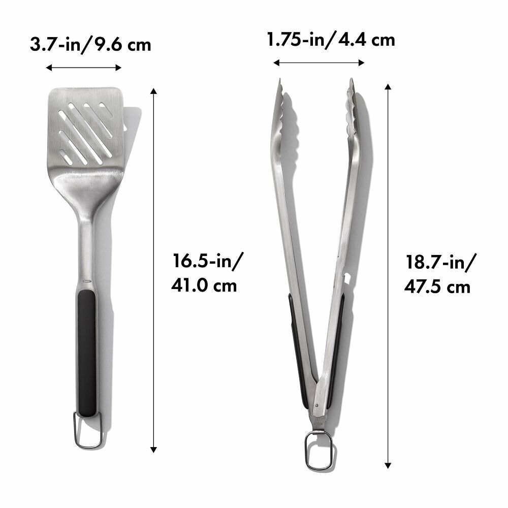 Grilling Tongs &amp; Turner Set