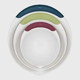 3-Piece Mixing Bowl Set (colored handles)