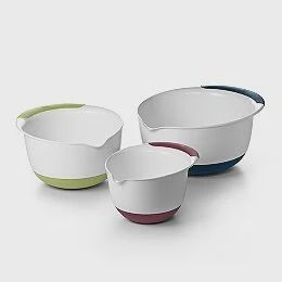 3-Piece Mixing Bowl Set (colored handles)