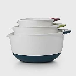 3-piece mixing bowl set (white)