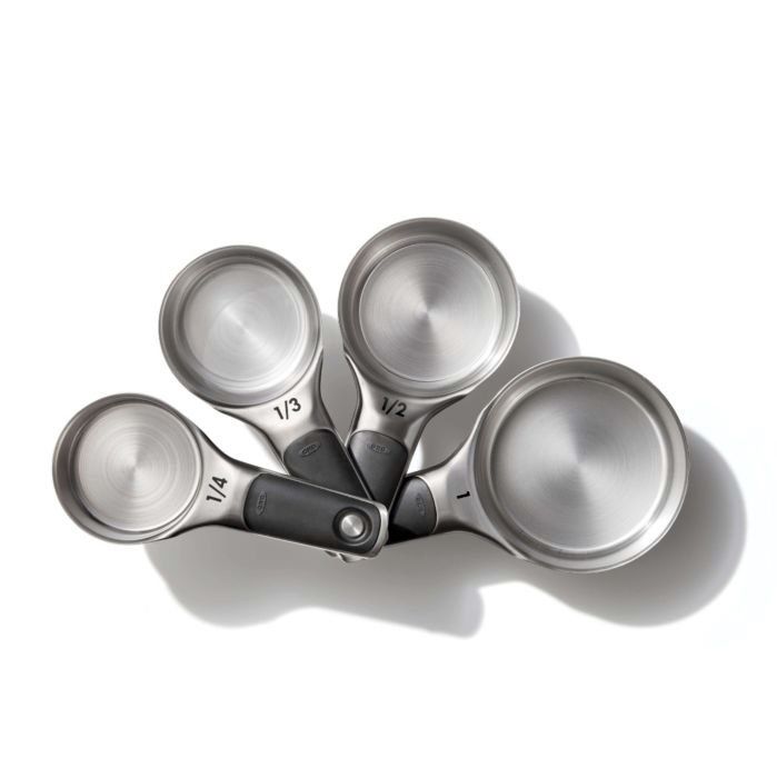 4 Piece Stainless Steel Measuring Cups Set