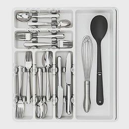 Large Expandable Kitchen Tool Drawer Organizer
