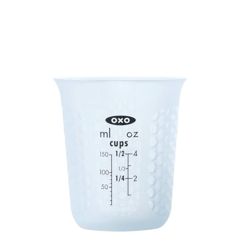 Mini Squeeze &amp; Pour Silicone Measuring Cup (Half Cup)