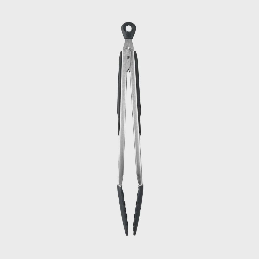 12 in Tongs with Silicone Heads