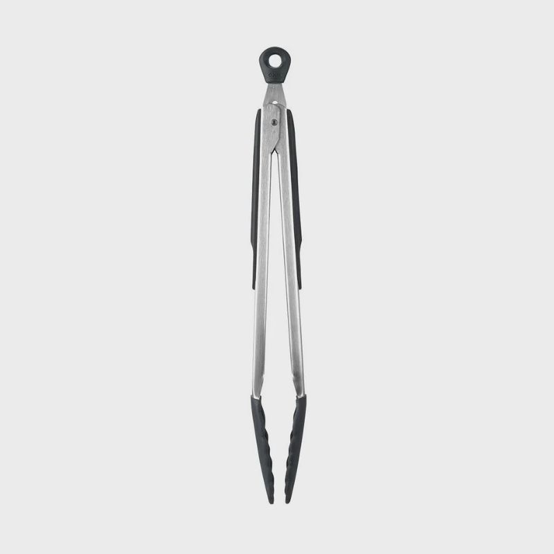 12 in Tongs with Silicone Heads