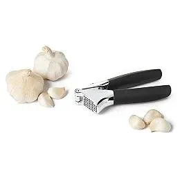 Garlic Press with Built-In Cleaner