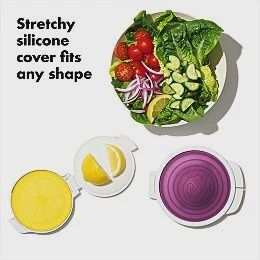 Cut &amp; Keep Silicone Produce Keeper Set