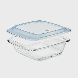 2 qt. glass baking dish w/lid