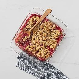 2 qt. glass baking dish w/lid