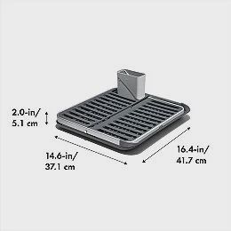 Aluminum Fold Flat Dish Rack