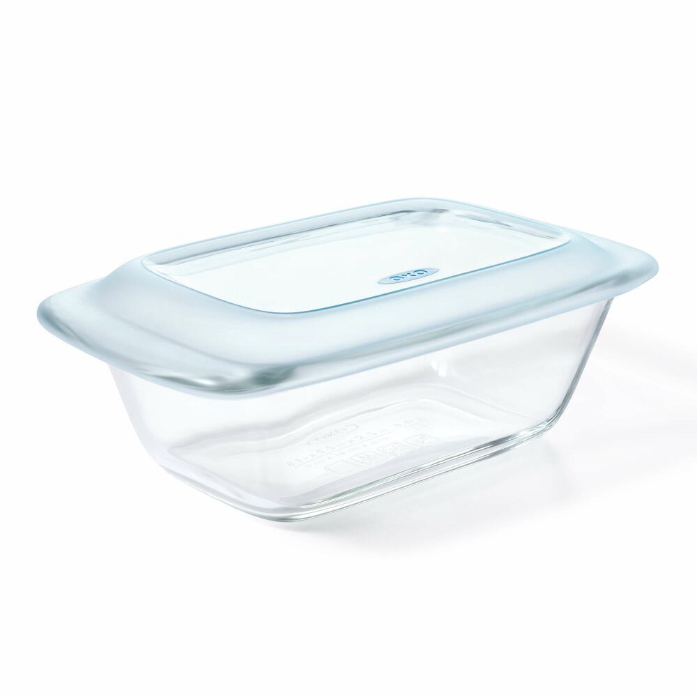 Glass Loaf Baking Dish with Lid (1.6 Qt)