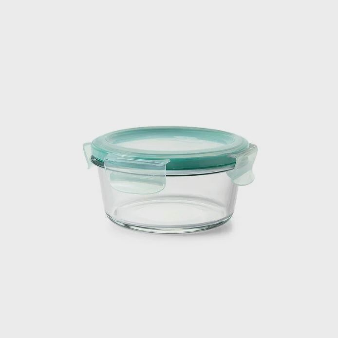 2 Cup Smart Seal Glass Round Container