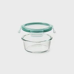 2 cup smart seal glass round container