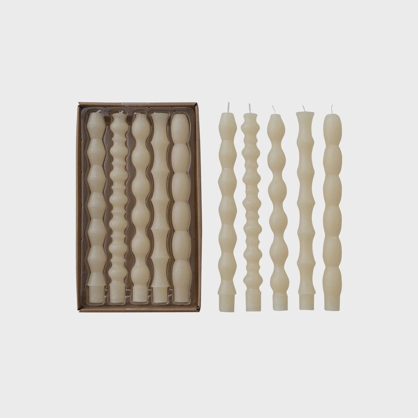 Unscented Taper Candles in Box of 5