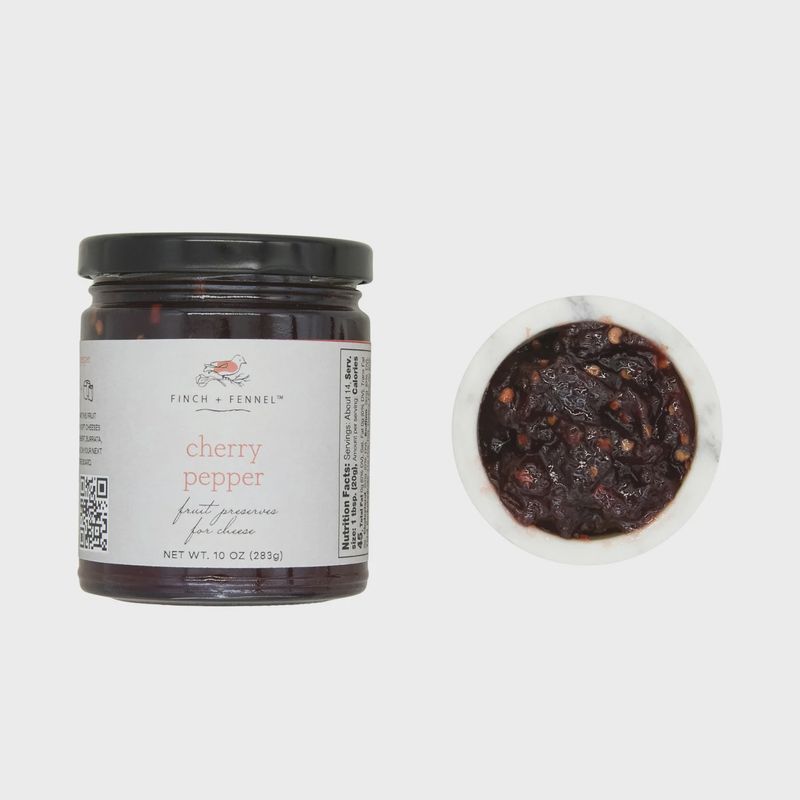 Cherry Pepper Fruit Preserves for Cheese