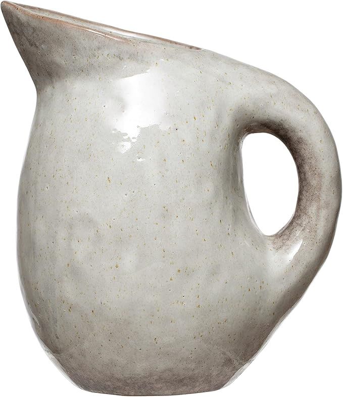 9 1/2" H Stoneware Pitcher