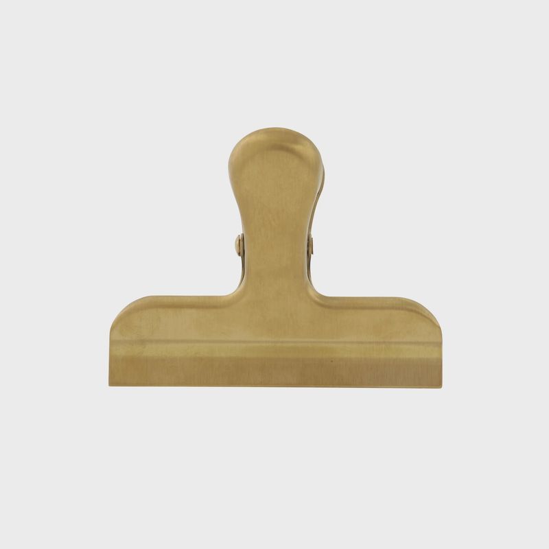 Stainless Steel Clip- Gold Finish