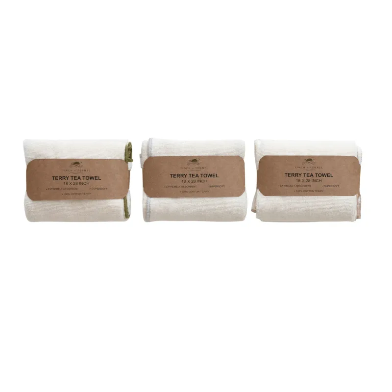 Terry Tea Towel, 3 colors