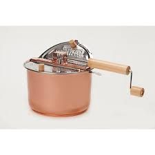 Whirley-Pop Copper Plated Stainless Steel - Metal Gear