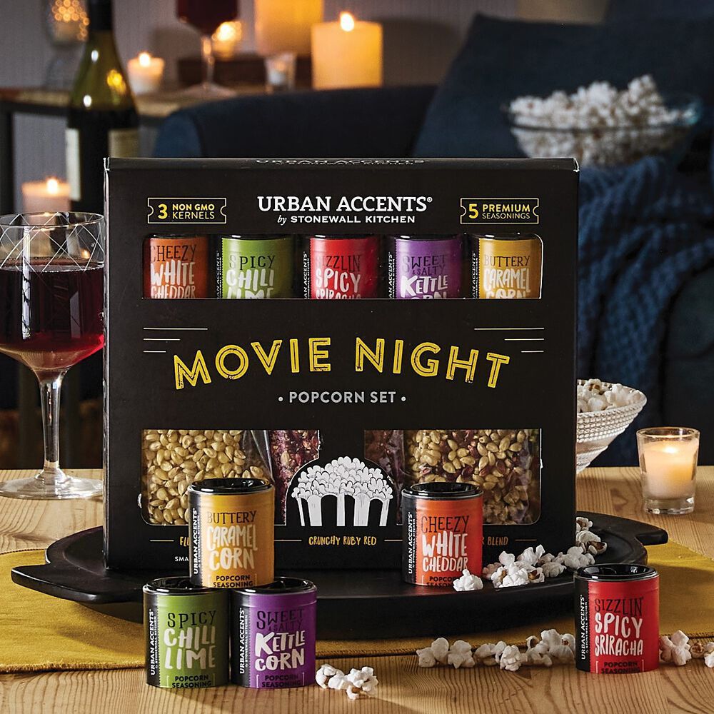 Urban Accents Movie Night Popcorn Gift Set