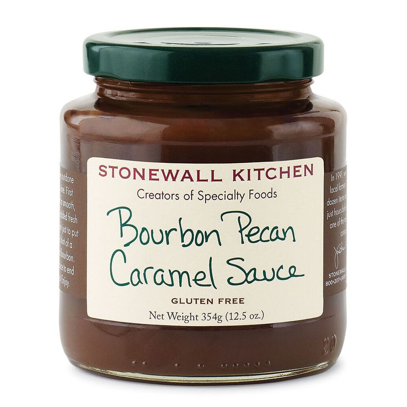 Bourbon Pecan Caramel Sauce 12.5 oz