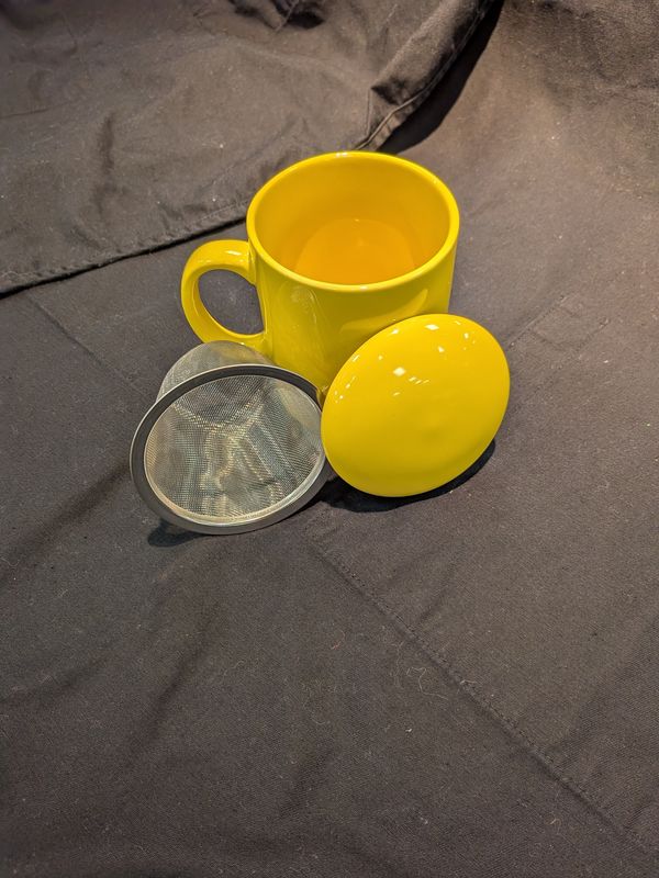 Infuser Mug 11oz - Yellow