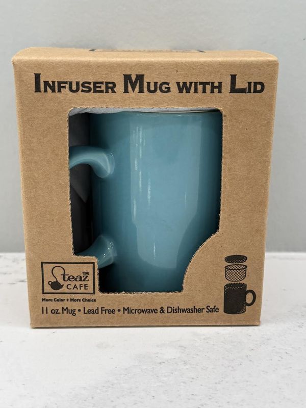 Infuser Mug 11oz - Turquoise