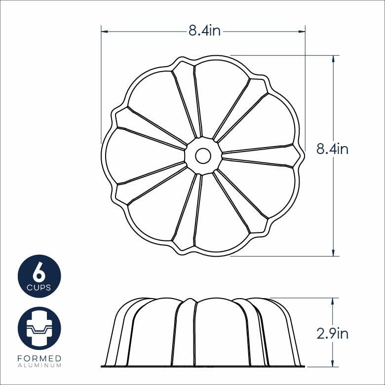 Northern Lights 6 cup Bundt Pan
