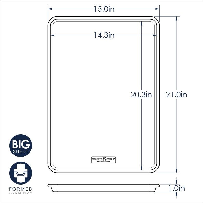 Naturals Big Sheet Pan with Lid