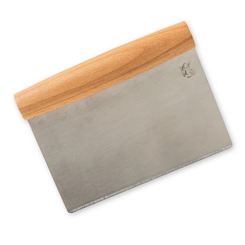 Dough Cutter/Scraper, Stainless Steel , Wood Handle