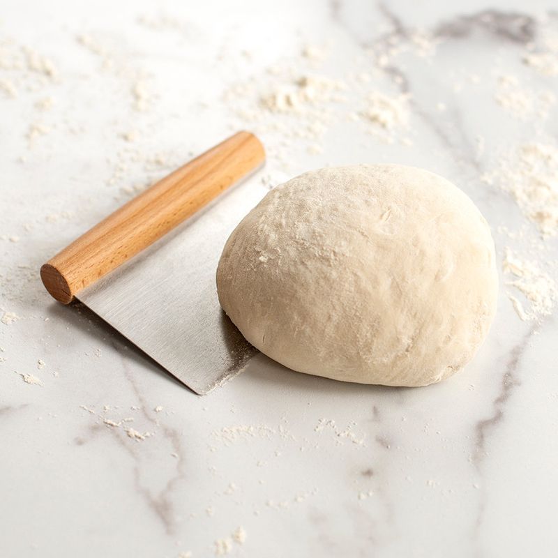 Dough Cutter/Scraper, Stainless Steel , Wood Handle