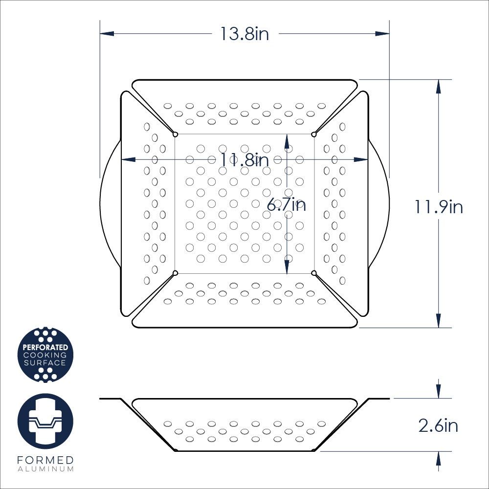 Perforated Grilling Basket