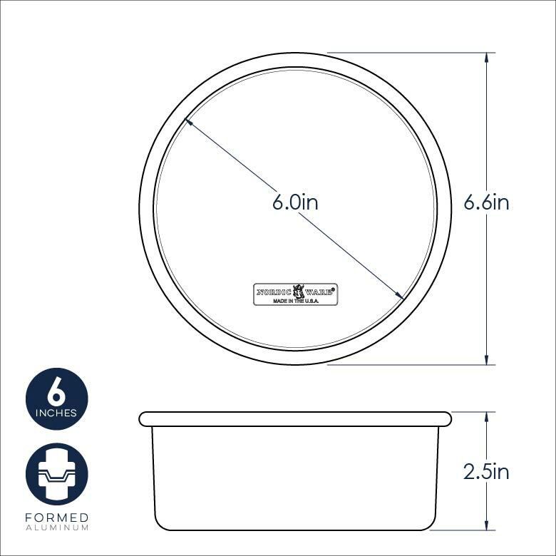 Round Cake Pan-6”