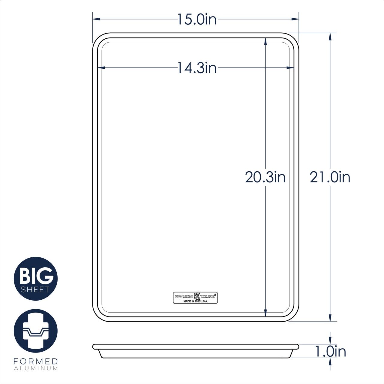 Naturals Big Sheet Baking Pan